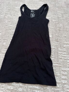 GAP Black essential ribbed Tank Top